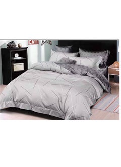 Buy Petals and Floral Designs Single-Size Duvet Cover Set, Multicolour -160x210cm, Fitted sheets size (120x200)+30cm Cotton+Polyester in UAE