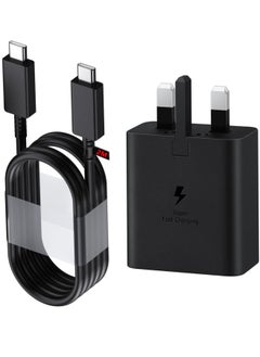 Buy 45W USB-C Fast Charger for Samsung Galaxy S24/S23 Series with 6.6ft USB-C to C Cable – PPS Fast Charging Adapter in UAE