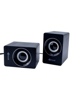 Buy 2-Piece Mini Digital Speaker Set A-707 Black in Saudi Arabia