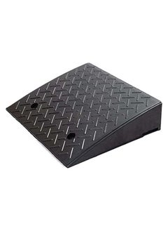 Buy BERRY Heavy Duty Wheel Curb Ramp Rubber | Portable Threshold Ramp For Vehicles | Sturdy Loading Dock Rubber Curb Black in UAE