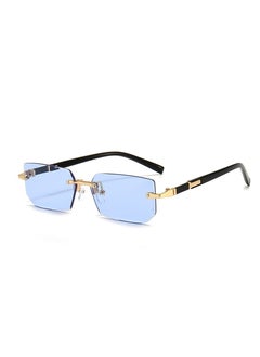 Buy New Rimless Fashion Trend Sunglasses Personalized Sunglasses UV Protection Unisex in Saudi Arabia