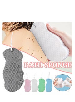 Buy Soft Bath Body Shower Sponge with Hook, Super Soft Exfoliating Bath Sponge, Magic Fun Ultra Soft Body Scrubber Bath Toy, Spa Scrub Exfoliator Dead Skin Remover in UAE