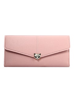 Buy Flap Closure Wallet Pink in UAE