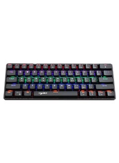 Buy Wired Compact Mechanical Keyboard Black in UAE