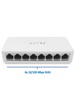 Buy plug-and-play unmanaged Fast Desktop switch , Live-8E switch is equipped with 8 x 10/100Mbps in Egypt