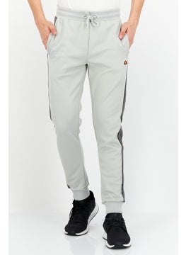 اشتري Men Sportswear Fit Drawstring Jogger Pants, Grey Combo في الامارات