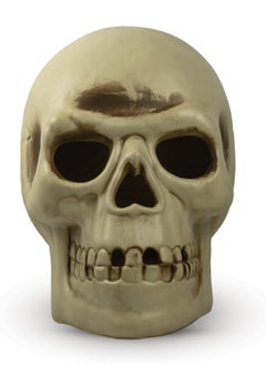 Buy Creepy 14-Inch Giant Light-Up Skull Centrepiece Halloween Decoration for Trick-or-Treat Props, Theme Party, Haunted House Decor in UAE