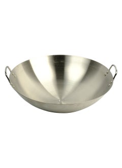 Buy Diersheng Stainless Steel Frying Wok 40 cm in UAE