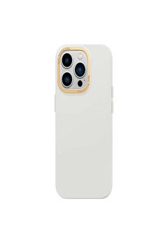 Buy Apple iPhone 14 Pro Max Case Metal Camera Frame Recci Glaze Series Cover in Egypt