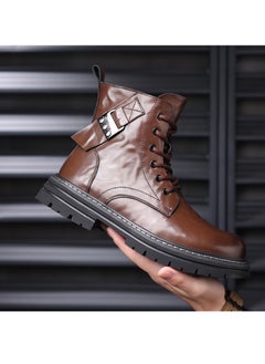 Buy New Men's Casual Leather Boots in UAE