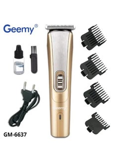 Buy Professional Hair Clipper Rechargeable Hair Trimmer GM-6637 in Saudi Arabia