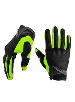 Buy Full Finger Motorcycle Gloves, Touchscreen, Breathable, and Anti-Slip, Ideal for Cycling, ATV, BMX, and More, Men's and Women's Sizes Available, L Size in UAE