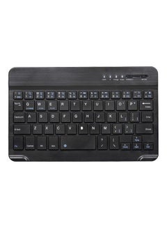 Buy 7-inch Mini Ultra-slim Wireless Keyboard Black in Saudi Arabia