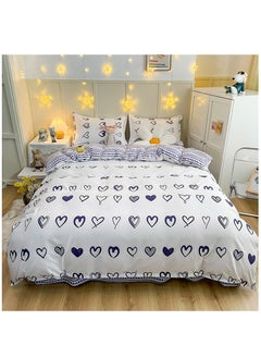 Buy Duvet Cover Set of 4 Bedding Set,4-Piece Love-Pattern. in Saudi Arabia