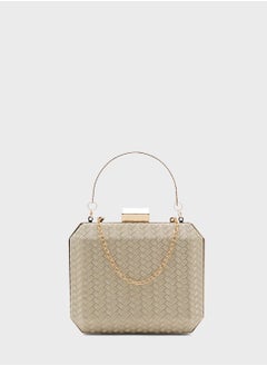 Buy Textured Weave Clutch Bag in UAE