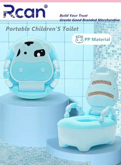 Buy Portable Toddler Toilet Training Seat Baby Cartoon Toilet with Backrest Armrests Detachable Potty Easy to Clean No Installation Suitable for Outdoor Travel Car for Baby Unisex in Saudi Arabia