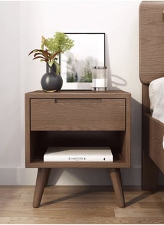 Buy 45*40*50cm NightStand,Installation-free bedside table Bedside Tables And Lockers Solid Wood Bedside Tables Simple Nordic Home Small Apartment Bedroom Bedside Cabinet Apartment Locker in Saudi Arabia