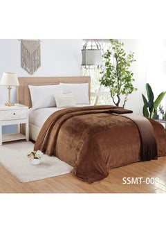 Buy 1 Piece Soft Bed Polyester Blanket single Size 150*200 cm in Saudi Arabia