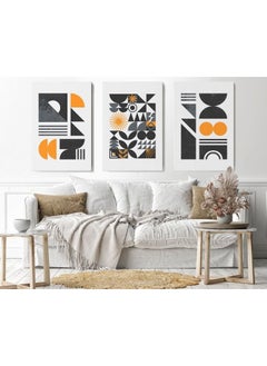 Buy Home Gallery modern bauhaus posters set Printed canvas wall art in Egypt