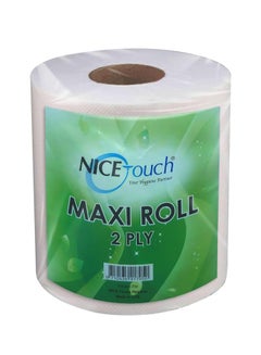 اشتري 2 Ply Paper Towel Kitchen Roll Tissue 600 Sheets, 500g Maxi Roll Contains 600 Diamond Embossed Sheets Higher Absorbency & Ultra Soft Tissue 600 sheets في الامارات