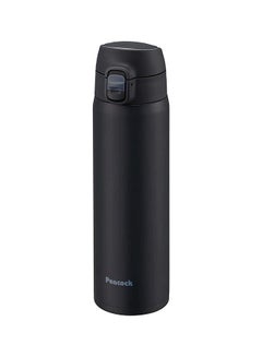 اشتري Onetouch Vacuum Water Bottle Sports Bottle With Stainless Steel Insulated Leak Proof Water Bottle Black 550ml في الامارات