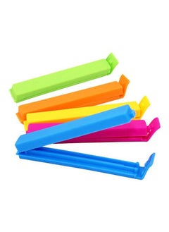 Buy 5-Piece Food Sealing Clips Bag Clips Keeping Clamp Sealer 11.00 x 1.80cm in Saudi Arabia