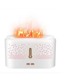 اشتري SUNHOME Simulation Flame Air Humidifier with Essential Oil Diffuser في الامارات