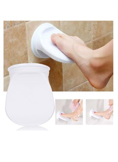 Buy Shower Foot Rest, Plastic Bathroom Shower Shaving Legs Aid Saving Shower Step Suction Cup Step Suction Mount for Home Hotel Bathroom Toilet Use in Saudi Arabia