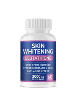 اشتري Whitening Glutathione Brightening And Whitening 60 Capsules 2000 Mg في السعودية