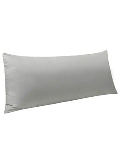 اشتري 100 Brushed Microfiber Body Pillow Cover Ultra Soft And Cozy Envelope Closure Full Body Pillowcase For Adults 20X54 Inches Grey في الامارات