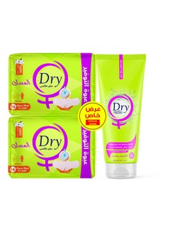Buy Fresh Wash Gel Musk 200 Ml + Dry Maxi Musk Extra Long 28 Pads in Egypt