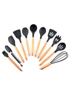 Buy 11Pcs/Set Kitchenware Silicone Heat Resistant Kitchen Cooking Utensils Non-Stick Baking Tool Cooking Tool Sets in UAE