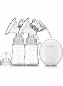 Buy Electric Hands Free Breast Pump, Portable Wireless Double Breast Pump Wearable Pumps for Breastfeeding Nursing Low Noise Painless Leakproof Massaging Milk Extractor Pump for Home Travel (White) in Saudi Arabia