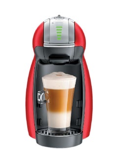 Buy 1500W 15-Bar Genio2 Automatic Coffee Machine with Eco Mode Red and Black 1 L EDG465.R in Saudi Arabia