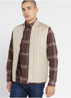 Buy Zippered Vest Jacket in UAE