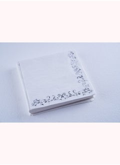 اشتري Pranshi S/30 Paper Napkin Silver 33x33cm في الامارات