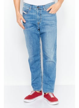 اشتري Men 2005 D-Finning Regular Fit Wash Stretchable Denim, Blue في الامارات