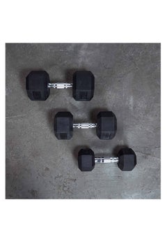 Buy Rubber Hex-Head Dumbbells 2 KG in Egypt