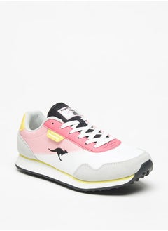 اشتري Women's Colourblock Low Top Sneakers with Lace-Up Closure في الامارات