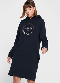 Buy Knitted Hooded Dress in UAE