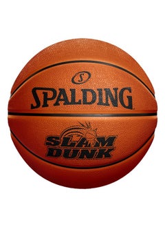 Buy Spalding Orange Slam Dunk Rubber Basketball Sz5 in UAE