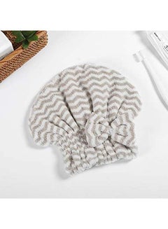 Buy Fine Fiber Coral Fleece Dry Hair Cap Female Absorbent Quick-drying Hair Towel New Shower Cap in Egypt