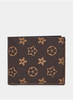 اشتري Monogram Print Bi-Fold Wallet في السعودية