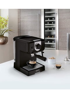 اشتري KRUPS OPIO Espresso Pump Machine, Black / Silver, Plastic / Stainless Steel, XP320840, 1 year warranty في الامارات