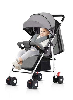 Buy Toddler Travel Stroller Foldable and Lightweight Baby Stroller with Storage Basket in Saudi Arabia
