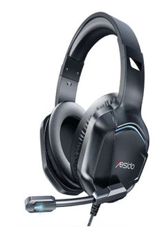 Buy Stereo surround gaming headset with lighting for PlayStation, Xbox and Computer RGB Yesido EK01 in Egypt