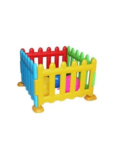 اشتري Baby Playpen 4 لوحات سلامة الاطفال اللعب ساحة لعبة لوحة قابل للتعديل شكل السياج للأطفال الملونة في السعودية