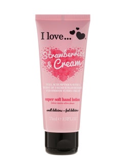 Buy Hand Lotion Strawberries& Cream 75Ml in Saudi Arabia