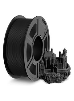 Buy 3D Printer Filament, PLA 1.75mm for Most FDM 3D Printer, High Fluidity, High-Speed Printing, Neatly Wound PLA Filament, Dimensional Accuracy +/- 0.02 mm, 1 kg Spool, Black in Saudi Arabia