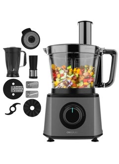 Buy Paprika 1300 Full Food Processor, 2000W, 2 Speeds, 3.5L Bowl, 1.8L Jug, Stainless Steel in UAE